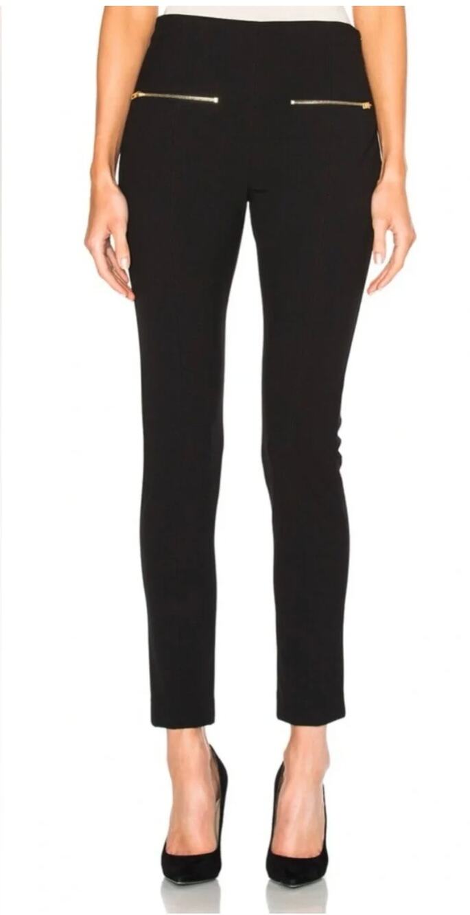 Rag and Bone Women's Classic Black Annie Pant Straight Leg Corporate Core Size 6
